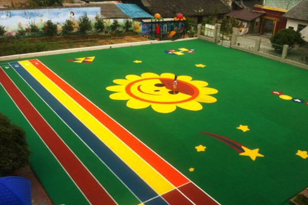 沈陽幼兒園塑膠跑道施工公司，為孩子的健康成長保駕護航